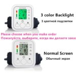 For Russian Tonometer Automatic Arm Digital Blood Pressure Monitor Digital lcd Sphgmomanometer Heart Rate Pulse Meter BP Monitor 6