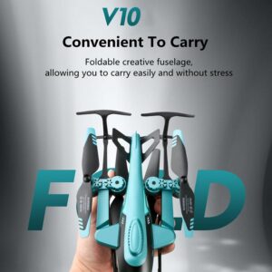 4DRC V10 2.4G 3.5CH 4K Cameras APP Altitude Hold Mini Drone One Button Take Off Alloy ABS RTF Aerial Quadcopter RC Helicopter 1