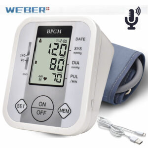 Blood Pressure Monitor Upper Arm Digital Tensiometer Automatic Tonometer Eletronicos Armthm BP Machine Saturometro Prise De sang 1