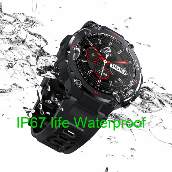 Rollstimi smart watch Men fashion Outdoor Sports Waterproof Fitnes Tracker Blood Pressure Monitor Bluetooth call smart wristband 6