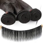 Missanna 32 34 36 38 40Inch Straight Bundle Brazilian Soft Weave Bundles 1/3/4 Pcs Thick Natural Remy 100% Human Hair Extensions 5