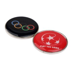 1PC Sports Table Tennis Football Matches Sports Toss Referee Side Coins PVC Soccer Football Champion Pick Edge Finder Coin 3.5cm 1