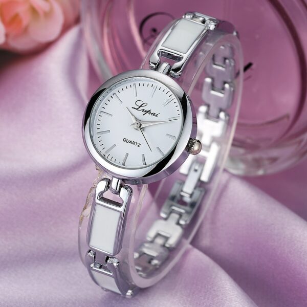 Women's Wristwatch Bracelet Watches Fashion Ladies Watchs Unisex Stainless Steel Rhinestone Quartz Wrist Reloj De Mujer 5