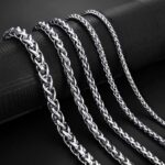 Stainless Steel Chain Necklace for Men Women Curb Cuban Link Chain Black Gold Silver Color Punk Choker Fashion Male Jewelry Gift 2