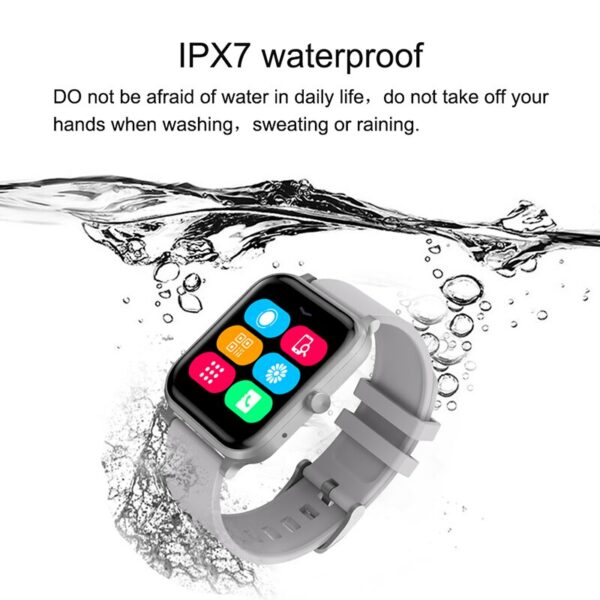 2021New Smart Watch Men Women Sport Fitness Heart Rate Blood Pressure Monitoring Waterproof Watch Men SmartWatch For Android ios 4