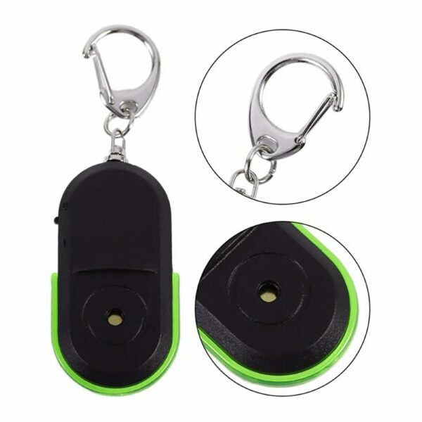 New Mini Wireless Smart Anti-Lost Device Alarm Key Locator Finder Keychain Anti Lost Whistle Sound With LED Light Sensor 4