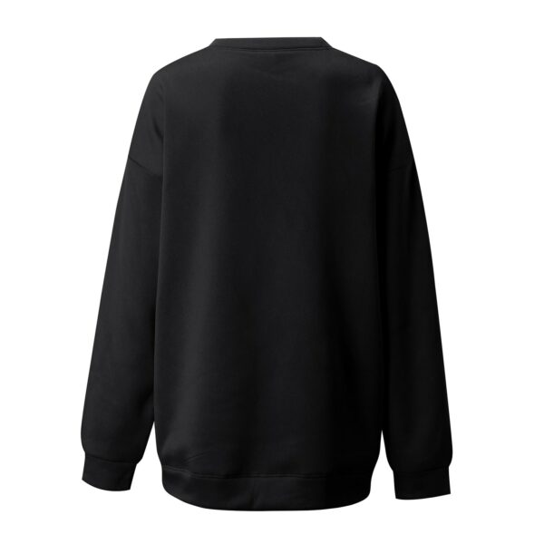 Dog Mom Print Women Sweatshirts Drop-shoulder Pullovers Autumn Winter Sweatshirt Streetwear Harajuku Tops Women Clothes 2021 5