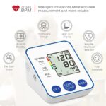 Blood Pressure Monitor Upper Arm Automatic Digital Blood Pressure Monitor Cuff Home BP Sphygmomanometers with Large LCD Display 3