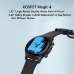 Kospet Magic 4 Sports Smartwatch Men Women Blood Pressure Sleep Monitor Fitness Pedometer High Definition Bluetooth-Call 4
