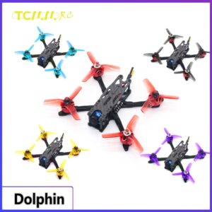 TCMMRC Dolphin 3 Inch 3-6s 1507-2400KV Quadcopter RC Plane with Camera FPV Racing Drone DIY mini drone Kit new year gifts 2022 1
