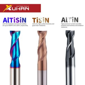 Xuhan 2Flute Carbide End Mill Milling Cutter Alloy Coating Tungsten Steel Endmill Cutting Tool CNC maching Cutting Tools 1