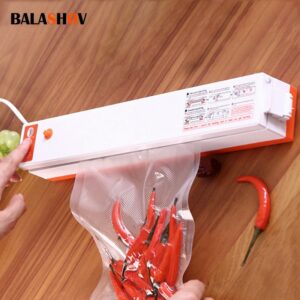Electric Vacuum Sealer 220V Packaging Machine For Home Kitchen Including 10pcs Food Saver Bags Commercial Vacuum Food Sealing 1