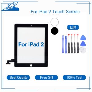 9.7'' Touch Screen For iPad 2 A1397 A1396 A1395 Touch Panel LCD Outer Display Replacement Digitizer Sensor Glass With Gift 1