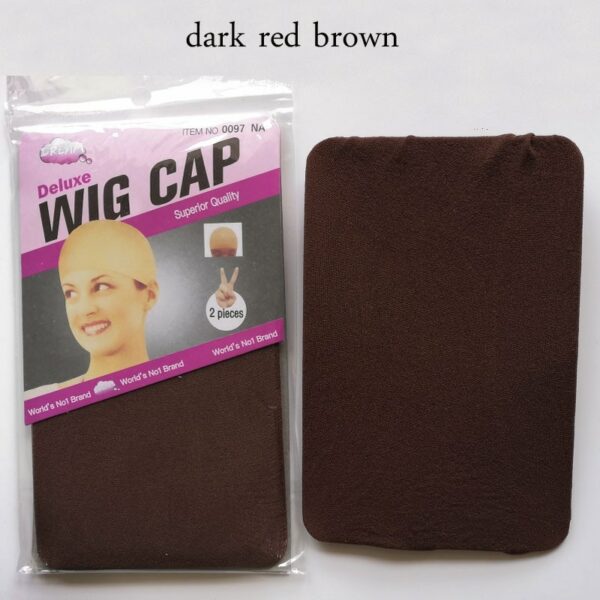 30PCS (15bag)Stocking Wig Cap Fashion Stretchable Mesh Wig Cap  Mesh Weaving Black Brown Beige Wig Hair Net Making Caps Hairnets 3