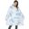 Long Hoodies Women Sweatshirt Blanket Winter Plush Fleece Oversized TV Blanket With Sleeves Ladies Warm Hooded Pullover 24