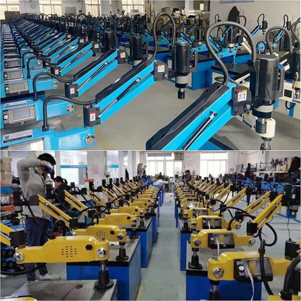 CE 220V M2-M10 Tapping Machine Vertical Type CNC Electric Tapper  Easy Arm Power Tool Threading Machine With Chucks 5