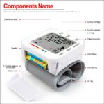 RZ Digital Wrist Blood Pressure Monitor PulseHeart Beat Rate Meter Device Medical Equipment Tonometer BP Mini Sphygmomanometer 2