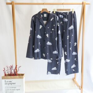 Matching Pajamas Room Wear Ladies Gelato Pique Casper Loungewear Pijama Conjuntos De Mujer Pyjama Pour Femme Japanese Pajamas 2
