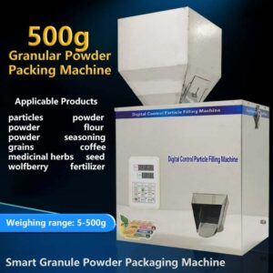 500G Granule Powder Filling Machine Automatic Weighing Machine Cereals Packaging Machine For Tea Bean Seed Particle 220V/110V 1