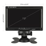 X7AE A Set 480*234 Resolution LCD Display 7 inch TFT Monitor with Car Reversing Priority Function 3