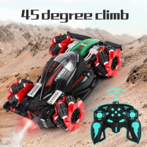 2.4G 4WD F1 Mini RC Spray Stunt Car Light Music Model Racing Off-road Drift Vehicle Remote Controll Car Gifts Toys for children 1
