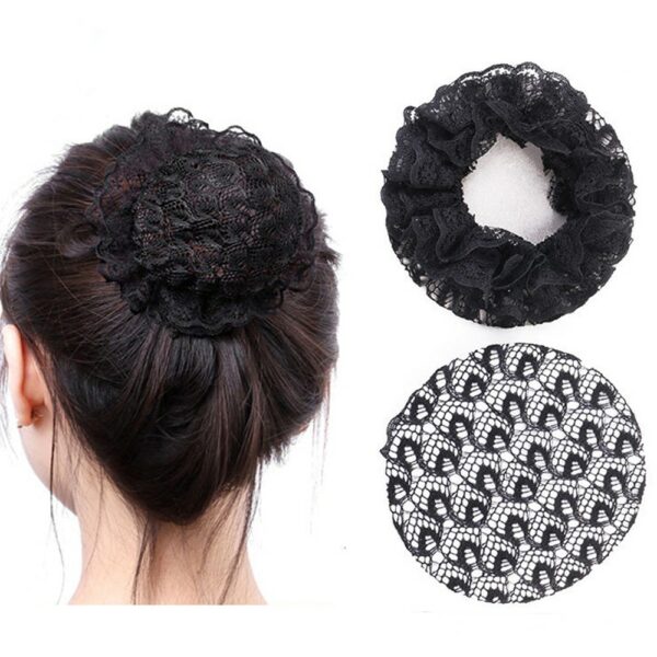 Women Fashion Hairnet Headwear Ballet Disk Hair Snood Nets For Wigs Invisible Dancing Sporting Hair Net Hair Accessories 2