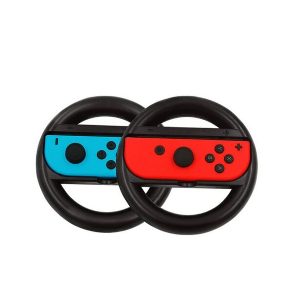 2Pcs Left&Right Game Steering Wheel Controller Handle Holder Grip For Nintendo Switch OLED JoyCon Controller Gamepad Accessories 4