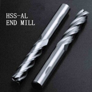 Xuhan End Mills High Precision HSS Metal Cutter Cobalt D1-25mm 2 3 4 Flutes Teeth Aluminum Milling Tool Key Seater Router Bit 1