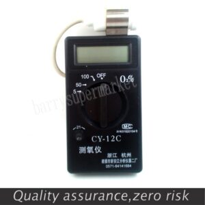 Oxygen Concentration meter Oxygen Content Tester Meter Oxygen Detector O2 tester CY-12C digital oxygen analyzer 0-5%0-25% 0-100% 1