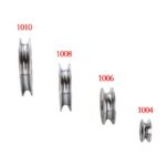80mm chrome plated steel guide pulley 1008 wire and wire pulley wire and Cable Tension gun pay off rack strander 6