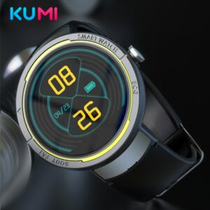 KUMI KU5 Smartwatch Men Smart Watch BMI+ECG Monitor Heart Rate Blood Pressure Monitoring Waterproof Bluetooth5.0 for IOS Android 1