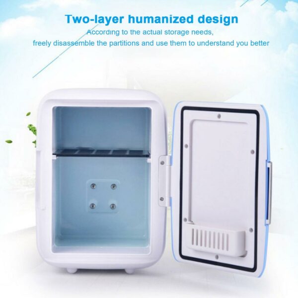 4L Practical Car Mini Refrigerator Portable Dual-use Heating Cooling Box For Beverages And Food Storage Preservation 3