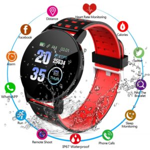 2021 Smart Watches Men Women Smartwatch Heart Rate Step Calorie Fitness Tracking Sports Bracelet For Apple Android Smart Watch 1