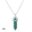 2022 Hexagonal Cylindrical Crystal Necklace Natural Stone Pendant Wire Wrap Stone Necklace for Women Men Fashion Jewelry 17