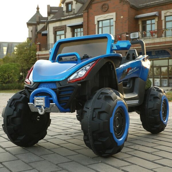 Children's Electric Car Four-wheel Drive Four-wheel Off-road Car Truck Child Baby Toy Car With Remote Control Stroller 2