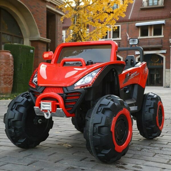 Children's Electric Car Four-wheel Drive Four-wheel Off-road Car Truck Child Baby Toy Car With Remote Control Stroller 5
