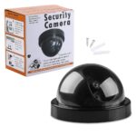 HONTUSEC Dummy Camera Fake Dome Camera CCTV Security Camera Indoor With Flashing Red LED Light Fake Camera CCTV Surveillance 5