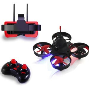 RTF Micro FPV RC Racing Quadcopter Toys w/ 5.8G S2 800TVL 40CH Camera / 3Inch LS-VR009 FPV Goggles VR Headset Helicopter Drone 1