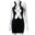 Sexy Hollow Out Bodycon Mini Dress For Women Casual Bandage Party Birthday Dresses 2022 Summer Black White Y2K Ladies Clothing 9