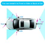 XCGaoon New Mini CCD 140 Degree Wide Angle Real Waterproof Car Front / Side / Rear View Backup Camera Can 360 Rotate 3
