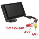 XYCING 4.3 Inch Color TFT LCD Car Rear View Monitor Car Backup Parking Monitor for Rear View Camera DVD VCD 4
