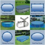 Silver Swimming Pool Cover Winch Good Strength Hardness Aluminum Constructed Winch Preferred Material For Pool 2