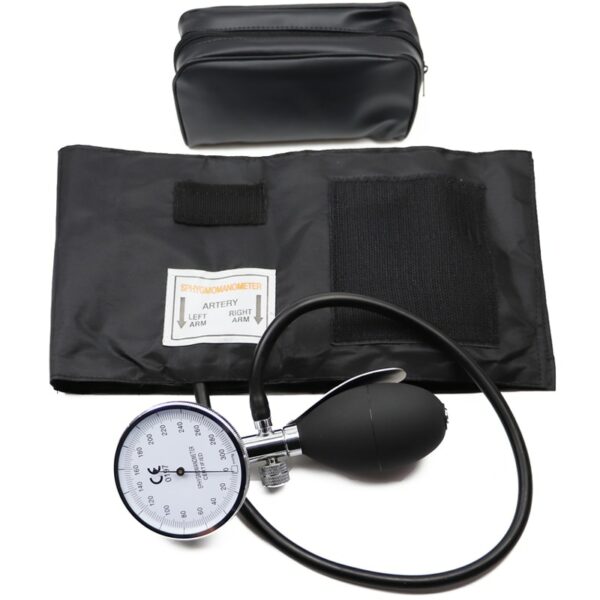 Classic Blood Pressure Monitor BP Adult Cuff Healthy Tonometer Tool Arm Aneroid Sphygmomanometer with Manual Dial Gauge 4