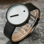 Creative Unique Simple Quartz Fashion Watches Cool Minimalist Style Wristwatch Stainless Steel  Dot and Line Design Wristwatches 5