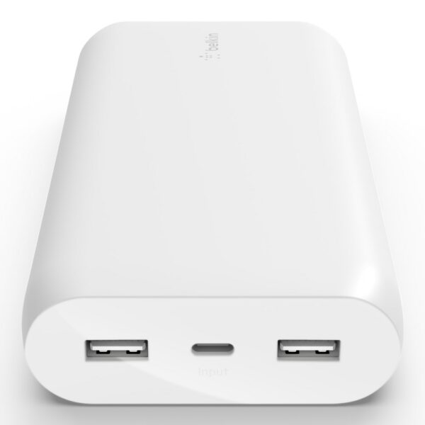 Belkin 20000 mAh 10000 mAh Power Bank Boost Charge Multi Port  Type C Input and Dual Usb-A  Output Port Portable Charger Long Lasting Power BPB003btBK F8J267btBLK 4