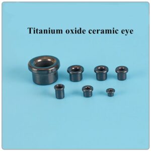 Titanium Oxide Ceramic Eye Textile Winding Machine Wear Resistant Alumina  Porcelain Bead  Wear Resistant Alumina Magnetic Bead 2