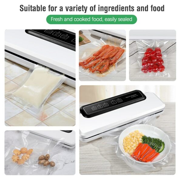Household Food Vacuum Packaging Machine Package Sealer with Free Gift 10pcs Food Vacuum Bags Kichen Tool Food Saver 2