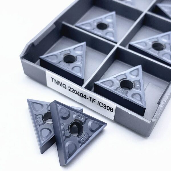 TNMG220404 TNMG220408 TF IC908 IC907 Carbide Inserts Lathe Cutter Turning Tool TNMG 220404 220408 CNC Machine Cutting Tungsten 2