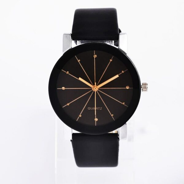 2021 New Fashion Couple Watches Korean Style Watch Ladies And Men Clock Casual Quartz Leather Band Wristwatches Couple Watch 2