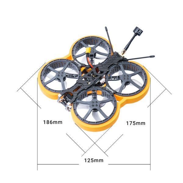 Diatone MXC 25 MINI TAYCAN Cinewhoop Vista-Nebula Micro PNP With Mamba F4 FC and ESC MINI Quadcopter 177g Racing Drone 2